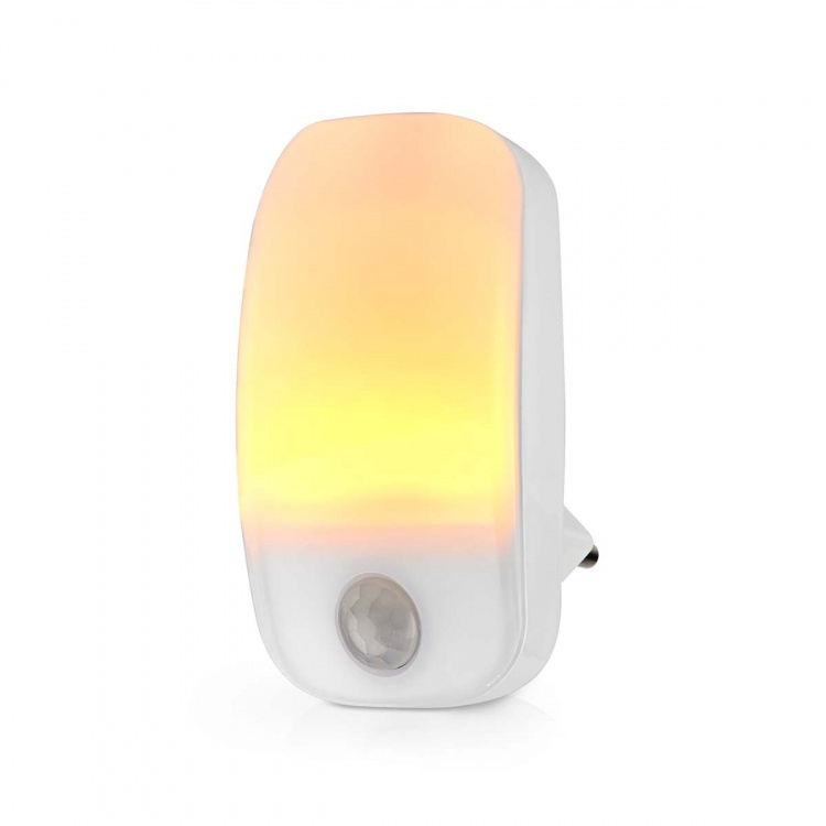 Nedis Plug-In LED Natt Belysning | Rörelsesensor | Dag / natt sensor | 0.55 W | 11 lm | Varm Vit Nedis Plug-In LED Natt Belysning | Rörelsesensor | Dag / natt sensor | 0.55 W | 11 lm | Varm Vit