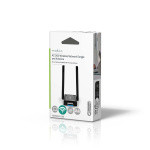 Nedis Nätverks dongle | Wi-Fi | AC1200 | 2.4/5 GHz (Dual Band) | USB3.0 | Wi-Fi hastighet total: 1200 Mbps | Windows 10 / Windows 11 / Windows 8 Nedis Nätverks dongle | Wi-Fi | AC1200 | 2.4/5 GHz (Dual Band) | USB3.0 | Wi-Fi hastighet total: 1200 Mbps | Windows 10 / Windows 11 / Windows 8