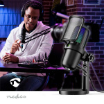 Nedis Streaming- och Spelmikrofon | Används för: Dator / Skrivbord | USB Type-A | På / av-knapp | POP Filter