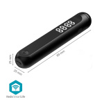 Nedis SmartLife hopprep | Bluetooth® | Dual Hall sensor | LED | PVC | 3.00 m | Dragsko / Sladdlösa bollar | Svart Nedis SmartLife hopprep | Bluetooth® | Dual Hall sensor | LED | PVC | 3.00 m | Dragsko / Sladdlösa bollar | Svart