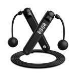 Nedis SmartLife hopprep | Bluetooth® | Dual Hall sensor | LED | PVC | 3.00 m | Dragsko / Sladdlösa bollar | Svart Nedis SmartLife hopprep | Bluetooth® | Dual Hall sensor | LED | PVC | 3.00 m | Dragsko / Sladdlösa bollar | Svart