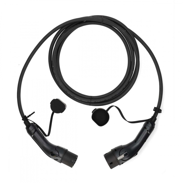 Nedis Elfordonskabel | Cable Type 2 | 16 A | 11000 W | 3-Faser | 5.00 m | Svart | Presentbox Nedis Elfordonskabel | Cable Type 2 | 16 A | 11000 W | 3-Faser | 5.00 m | Svart | Presentbox