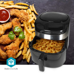 Nedis SmartLife Hot Air Fryer | Wi-Fi | 7,2 l | Timer: 60 min | Antal förinställda program: 8 | Digital | Android™ / IOS | Svart Nedis SmartLife Hot Air Fryer | Wi-Fi | 7,2 l | Timer: 60 min | Antal förinställda program: 8 | Digital | Android™ / IOS | Svart