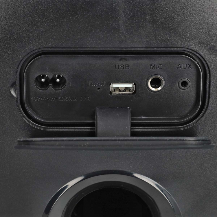 Nedis Bluetooth® Party Speaker | Maximal batteritid: 5 timmar | 150 W | Bärhandtag | Festljus | Synkroniseringsbar | Equalizer | Orange / Svart