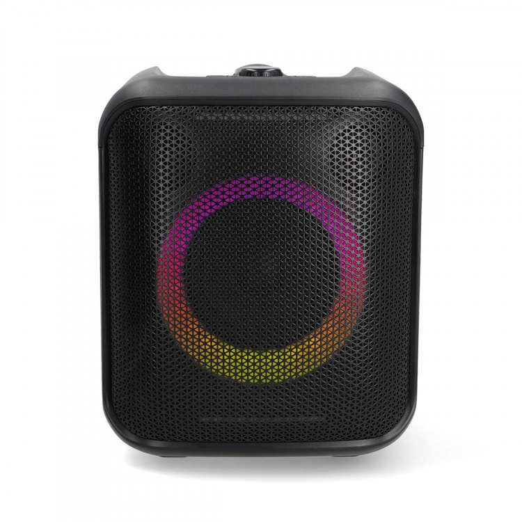 Nedis Bluetooth® Party Speaker | Maximal batteritid: 5 timmar | 150 W | Bärhandtag | Festljus | Synkroniseringsbar | Equalizer | Orange / Svart