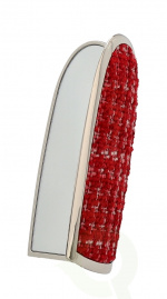 Guerlain Rouge G The Double Mirror Lipstick Case 1 piece Tweed