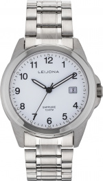 Leijona 5012-1857 - armbandsur, 37,5 mm, silver
