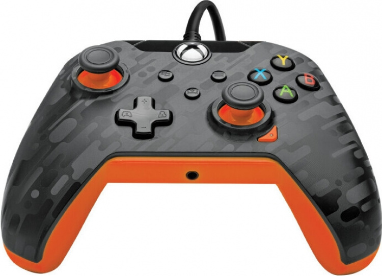 PDP Gaming Wired Controller - spelkontroll, Atomic Carbon, PC / Xbox