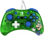PDP Gaming Rock Candy Wired Controller - trådbunden spelkontroll, Luigi, Switch
