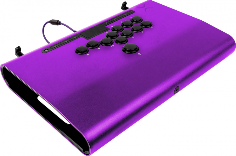 PDP Gaming Victrix Pro FS-12 Arcade Fight Stick - spelkontroll, lila, PS4 / PS5 / PC