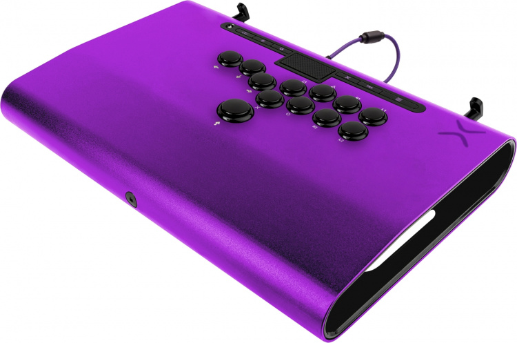 PDP Gaming Victrix Pro FS-12 Arcade Fight Stick - spelkontroll, lila, PS4 / PS5 / PC