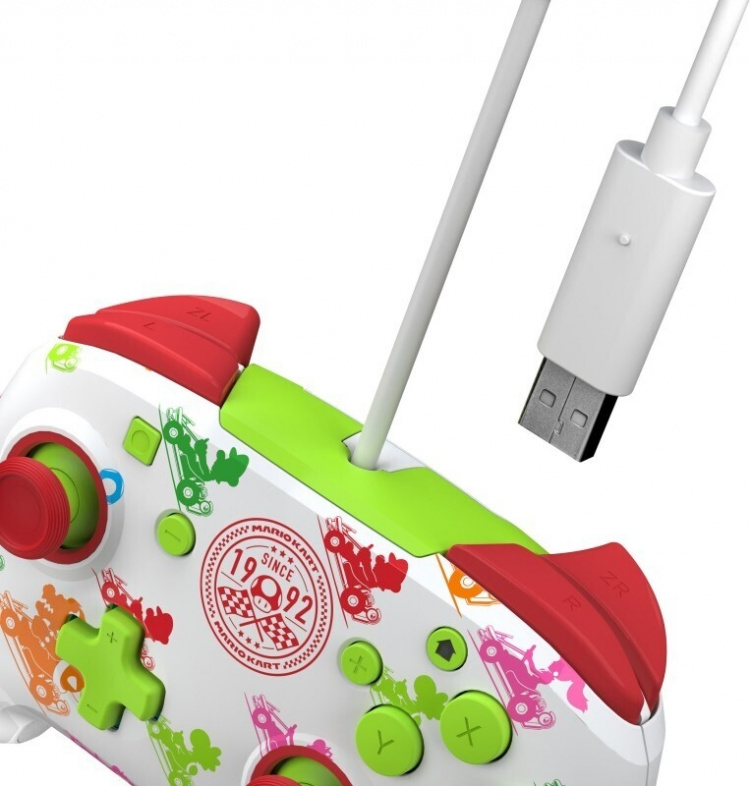 PDP Gaming Rematch Wired Controller – Mario Kart Racer - trådbunden spelkontroll, Switch PDP Gaming Rematch Wired Controller – Mario Kart Racer - trådbunden spelkontroll, Switch