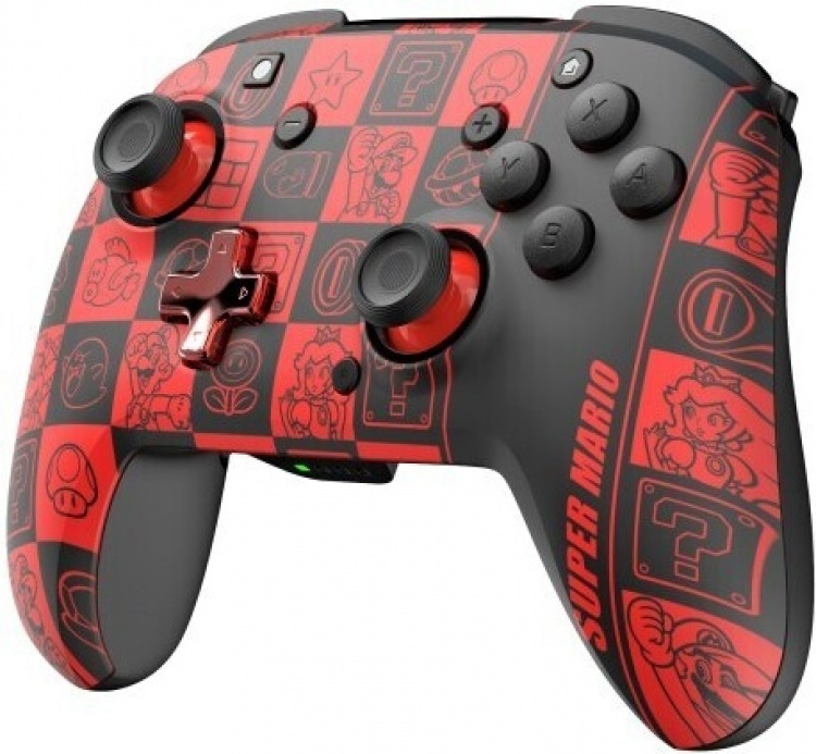 PDP Gaming Rematch Glow Wireless Controller - trådlös spelkontroll, Super Icon, Switch PDP Gaming Rematch Glow Wireless Controller - trådlös spelkontroll, Super Icon, Switch