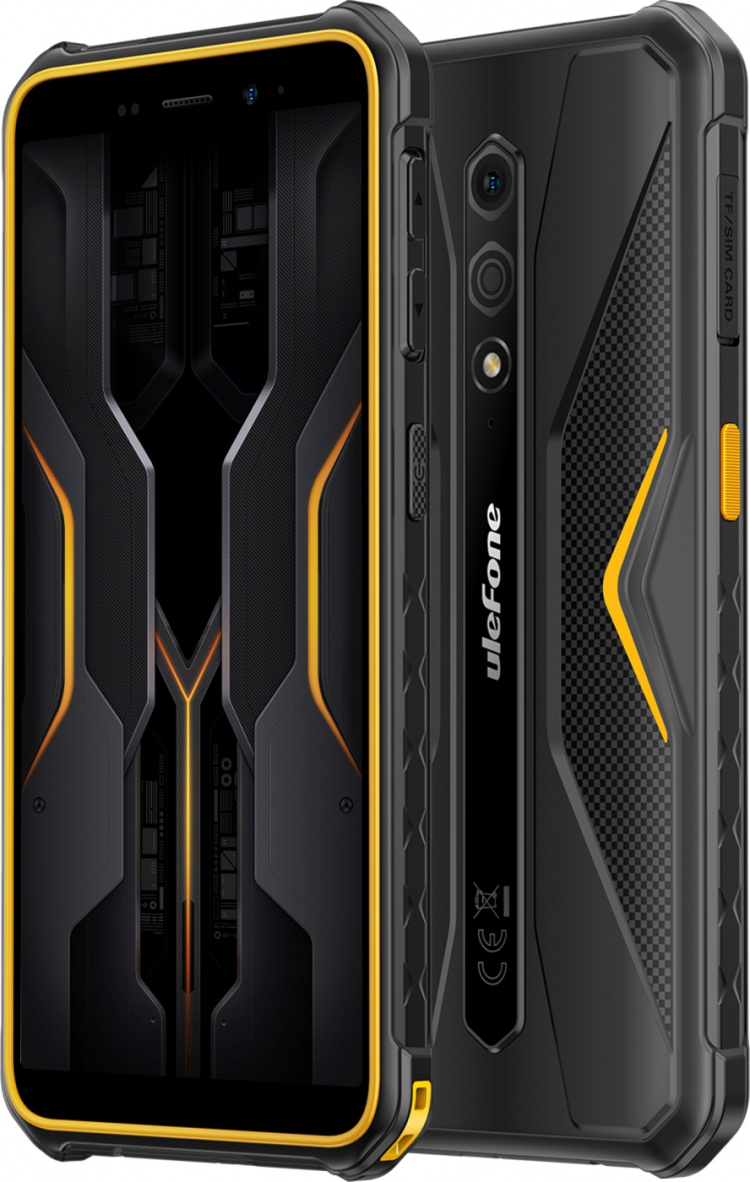 Ulefone Armor X12 Pro telefon, 64/4GB, svart/orange