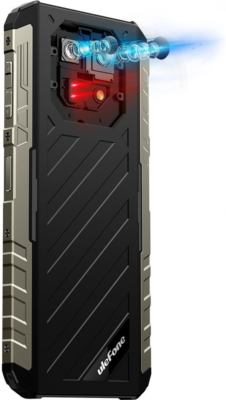 Ulefone Armor 22 telefon, 256/8GB, svart/orange