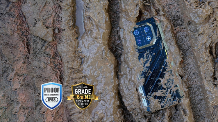 Ulefone Armor 22 telefon, 256/8GB, svart/orange