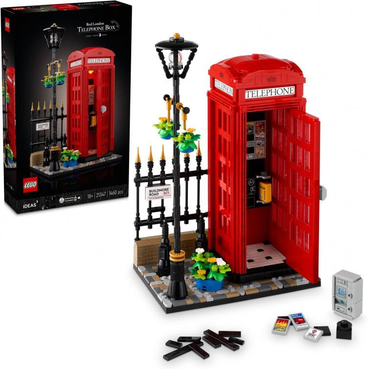 LEGO Idéer 21347 - London Röda telefonkiosken