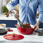 Tefal Air-gjutjärnsgryta, 5,7 L, röd