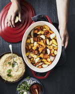 Tefal Air-gjutjärnsgryta, 5,7 L, röd