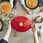 Tefal Air-gjutjärnsgryta, 5,7 L, röd