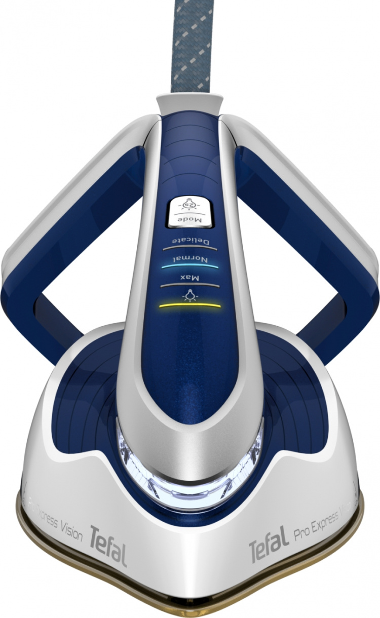 TEFAL Pro Express Vision GV9812E0 steam Blå/vit - Fyndvara