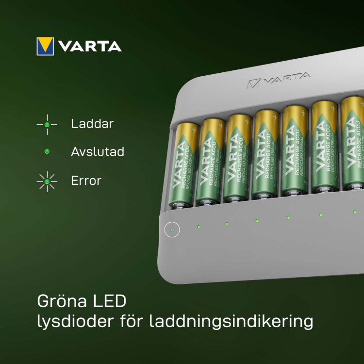 Varta Batteriladdare Eco Charger Multi Recycled Varta Batteriladdare Eco Charger Multi Recycled