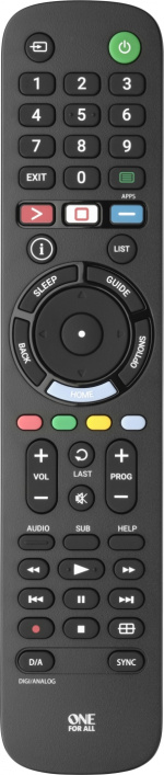 One For All URC 4912 universell fjärrkontroll för Sony TV-apparater