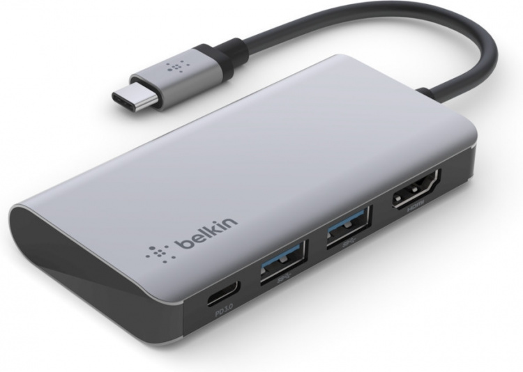 Belkin USB-C 4 in 1 Multi-Port - adapter