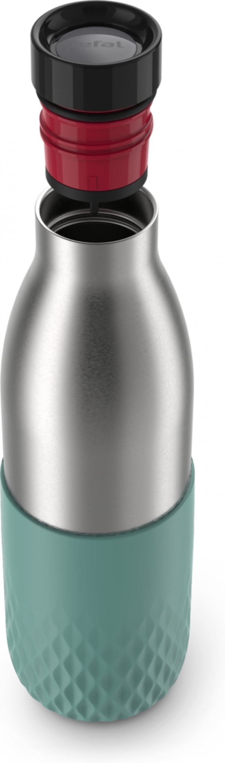 Tefal Bludrop Sleeve dricksflaska, 0,7 L, grön/stål
