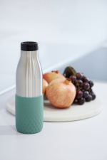 Tefal Bludrop Sleeve dricksflaska, 0,7 L, grön/stål