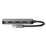 Nedis USB-hubb | USB-A Male | 4x USB A Female | 4-Port port(s) | USB 2.0 / USB 3.2 Gen 1 | USB ström Nedis USB-hubb | USB-A Male | 4x USB A Female | 4-Port port(s) | USB 2.0 / USB 3.2 Gen 1 | USB ström