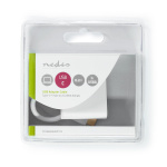 Nedis USB Multi-Port Adapter | 2-in-1 | USB 3.2 Gen 1 | USB-C™ Hane | 2x USB-A | 1000 Mbps | 0.20 m | Rund | Nickelplaterad | PVC | Vit | Blister Nedis USB Multi-Port Adapter | 2-in-1 | USB 3.2 Gen 1 | USB-C™ Hane | 2x USB-A | 1000 Mbps | 0.20 m | Rund | Nickelplaterad | PVC | Vit | Blister