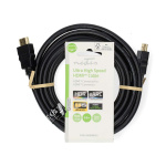 Nedis Ultra High Speed HDMI ™ kabel | HDMI™ Kontakt | HDMI™ Kontakt | 8K@60Hz | 48 Gbps | 3.00 m | Rund | 6.7 mm | Svart | Label Nedis Ultra High Speed HDMI ™ kabel | HDMI™ Kontakt | HDMI™ Kontakt | 8K@60Hz | 48 Gbps | 3.00 m | Rund | 6.7 mm | Svart | Label