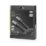 Nedis Ultra High Speed HDMI ™ kabel | HDMI™ Kontakt | HDMI™ Kontakt | 8K@60Hz | 48 Gbps | 5.00 m | Rund | 6.7 mm | Grått Med Metall | Kartong med täckt fönster Nedis Ultra High Speed HDMI ™ kabel | HDMI™ Kontakt | HDMI™ Kontakt | 8K@60Hz | 48 Gbps | 5.00 m | Rund | 6.7 mm | Grått Med Metall | Kartong med täckt fönster