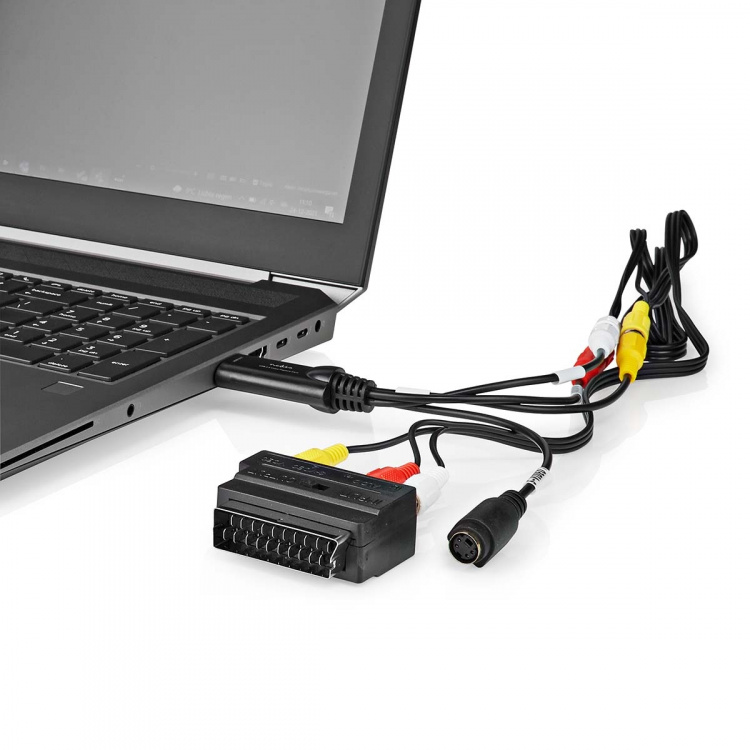 Nedis video Grabber | USB 2.0 | 480p | A / V-kabel / Scart Nedis video Grabber | USB 2.0 | 480p | A / V-kabel / Scart