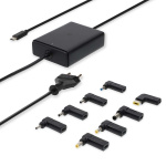 Nedis Notebook Adapter | GaN | 100 W | 5 / 9 / 12 / 15 / 20 V DC | 3.0 / 5.0 A | Används för: Dator / Smartphone / Surfplatta | Euro / Typ-C (CEE 7/16) Nedis Notebook Adapter | GaN | 100 W | 5 / 9 / 12 / 15 / 20 V DC | 3.0 / 5.0 A | Används för: Dator / Smartphone / Surfplatta | Euro / Typ-C (CEE 7/16)