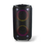 Nedis Bluetooth® Party Speaker | Maximal batteritid: 5 timmar | 240 W | Bärhandtag | Festljus | Equalizer | Orange / Svart Nedis Bluetooth® Party Speaker | Maximal batteritid: 5 timmar | 240 W | Bärhandtag | Festljus | Equalizer | Orange / Svart
