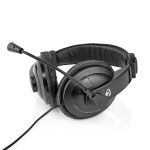 Nedis PC headset | Over-Ear | Stereo | 1x 3.5 mm / 2x 3.5 mm | Vikbara Mikrofon | Svart Nedis PC headset | Over-Ear | Stereo | 1x 3.5 mm / 2x 3.5 mm | Vikbara Mikrofon | Svart