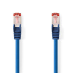Nedis CAT6 Nätverkskabel | RJ45 hane | RJ45 hane | S/FTP | 1.00 m | Rund | LSZH | Blå | Label Nedis CAT6 Nätverkskabel | RJ45 hane | RJ45 hane | S/FTP | 1.00 m | Rund | LSZH | Blå | Label