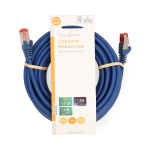 Nedis CAT6 Nätverkskabel | RJ45 hane | RJ45 hane | S/FTP | 10.0 m | Rund | LSZH | Blå | Label Nedis CAT6 Nätverkskabel | RJ45 hane | RJ45 hane | S/FTP | 10.0 m | Rund | LSZH | Blå | Label