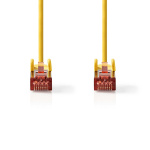 Nedis CAT6 Nätverkskabel | RJ45 hane | RJ45 hane | S/FTP | 2.00 m | Rund | LSZH | Gul | Label Nedis CAT6 Nätverkskabel | RJ45 hane | RJ45 hane | S/FTP | 2.00 m | Rund | LSZH | Gul | Label