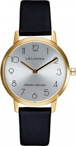 Leijona Loisto 5170-4688 armbandsur, 30 mm, Silver / Guld