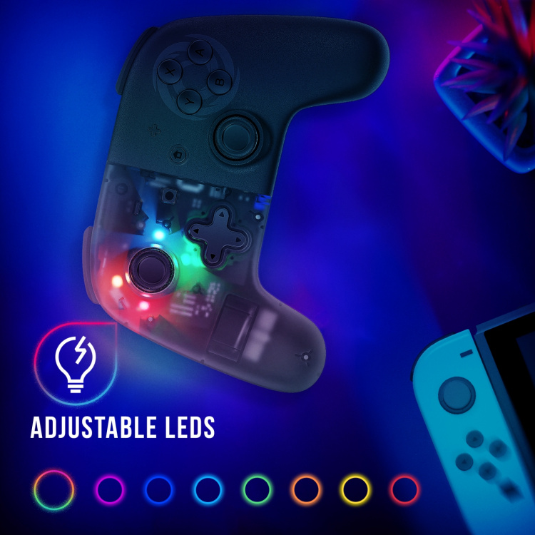 Oniverse OniPad Blackstar trådlös spelkontroll, svart, Switch