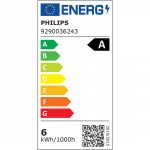 Philips LED E27 Normal 5,2W (75W) Klar 1095lm 2700K Energiklass A