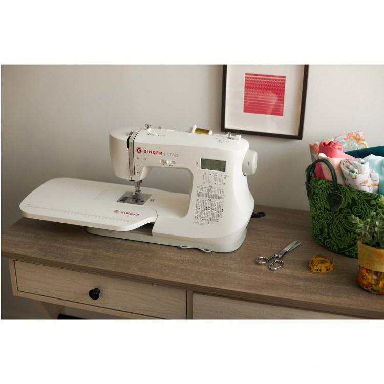 Singer Symaskin C7225 Elektronisk 97st sömmar inkl förlängningsbord Singer Symaskin C7225 Elektronisk 97st sömmar inkl förlängningsbord