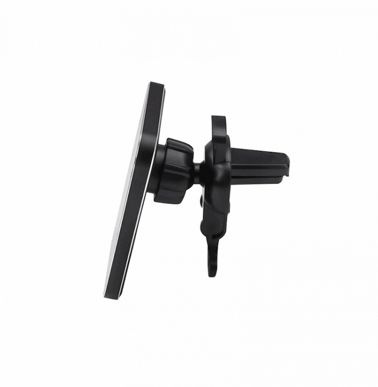 Forever MACH-100 - Bilhållare med trådlös laddning för Smartphones, 15W, Svart