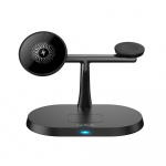 Maxlife MXWC-03 - 3-i-1 Trådlös Laddstation, 15W, Svart