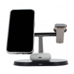 Maxlife MXWC-03 - 3-i-1 Trådlös Laddstation, 15W, Svart