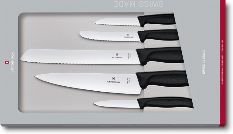 Victorinox Swiss Classic knivset, 5 delar Victorinox Swiss Classic knivset, 5 delar