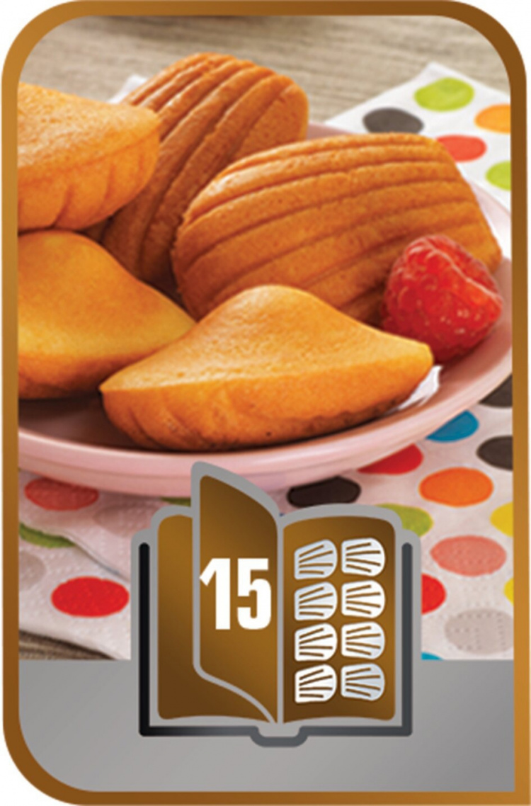 Tefal Snack Collection bakplåtar: 15 Madeleines